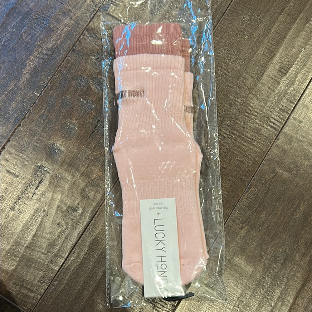 Lucky Honey Grip Socks NWT